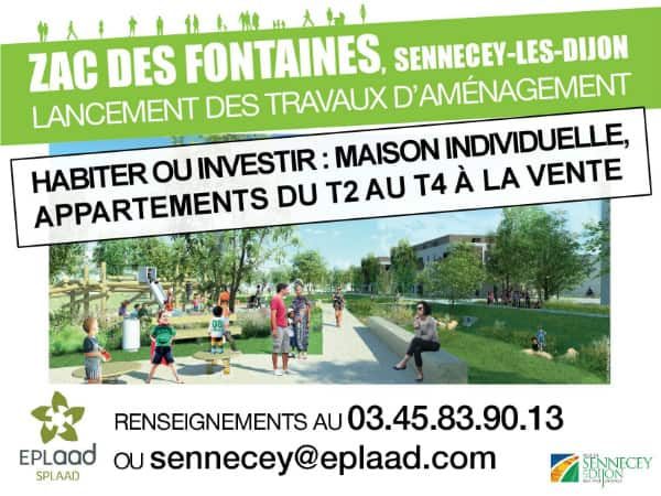 ZAC des Fontaines - Sennecey-les-Dijon panneau SPLAAD